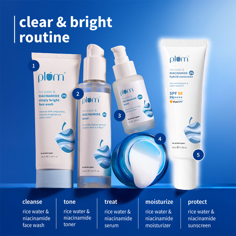 2% Niacinamide & Rice Water SPF 50 PA++++ Hybrid Sunscreen