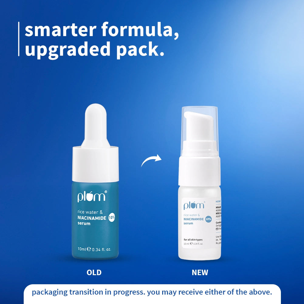 10% Niacinamide Face Serum with Rice Water For Clear & Bright Skin