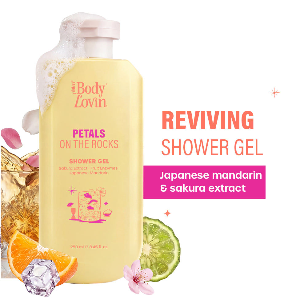 Petals On The Rocks Shower Gel by BodyLovin'