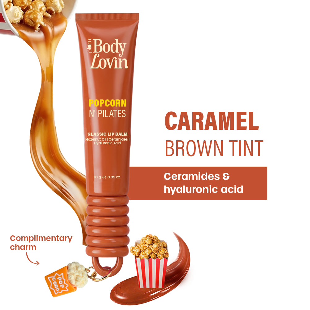 Popcorn N' Pilates Glassic Lip Balm by BodyLovin'