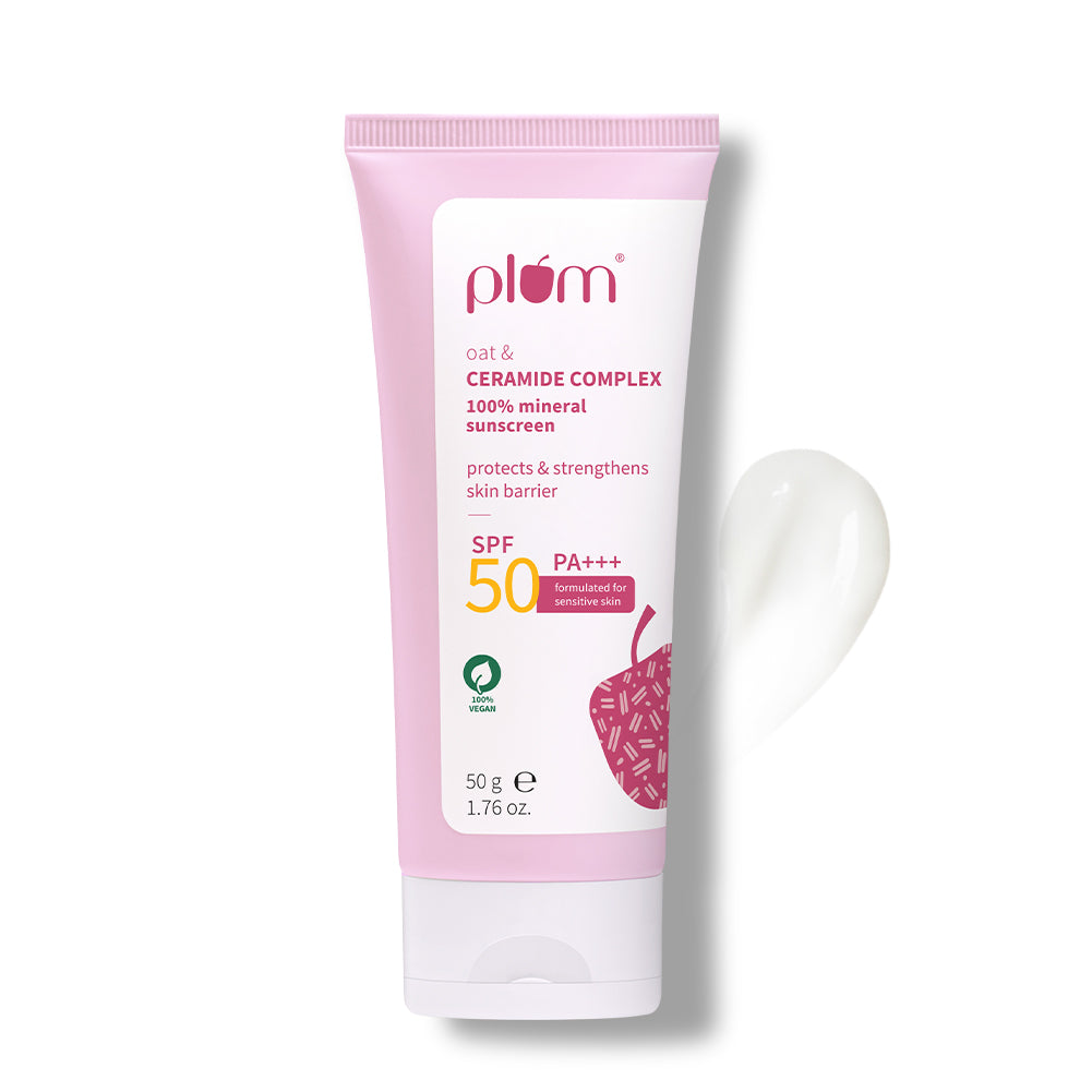 Plum Oat & Ceramide Complex 100% Mineral Sunscreen