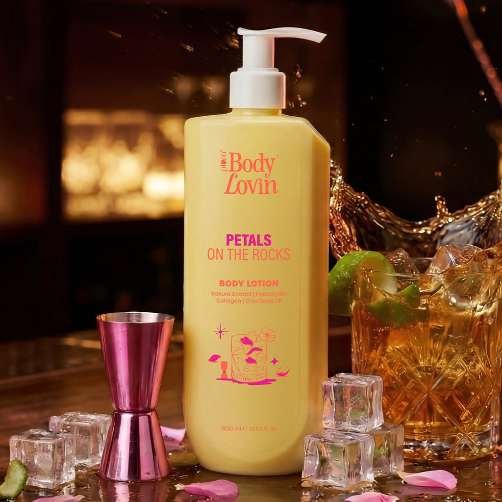 Petals on the Rocks Body Lotion | Sakura Extract & Chia Seed Oil | Plum ...
