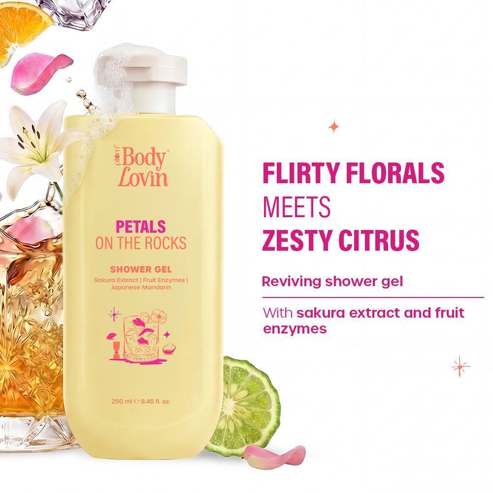 Petals On The Rocks Shower Gel by BodyLovin'