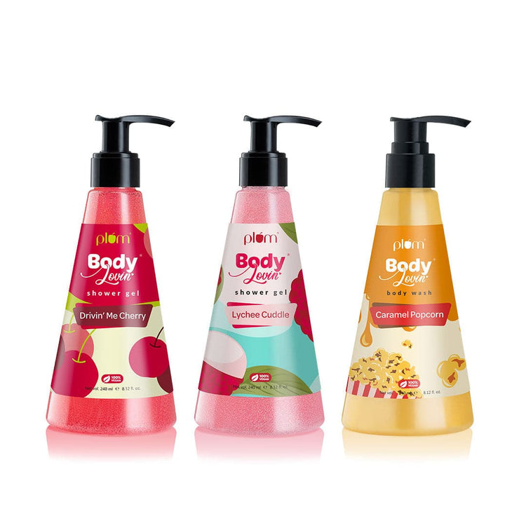 Plum BodyLovin' Fruity & Sweet Shower Gel Trio