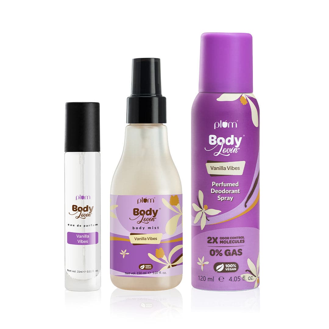 Plum BodyLovin' Vanilla Fragrance Trio new