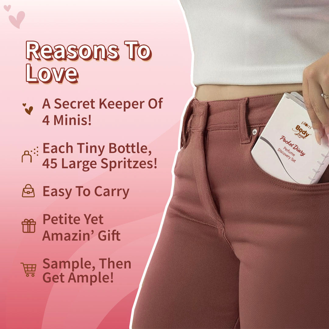 Pocket Diary Perfume Discovery Set by Plum BodyLovin'