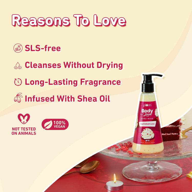 Red Velvet Love Body Wash by Plum BodyLovin'