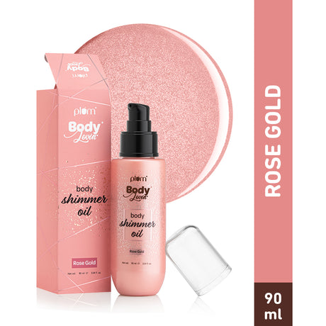 Body Shimmer Oil - Rose Gold by Plum BodyLovin'