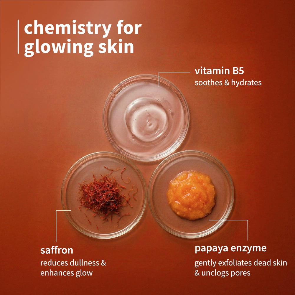 Saffron & Papaya Glow Bright Face Wash