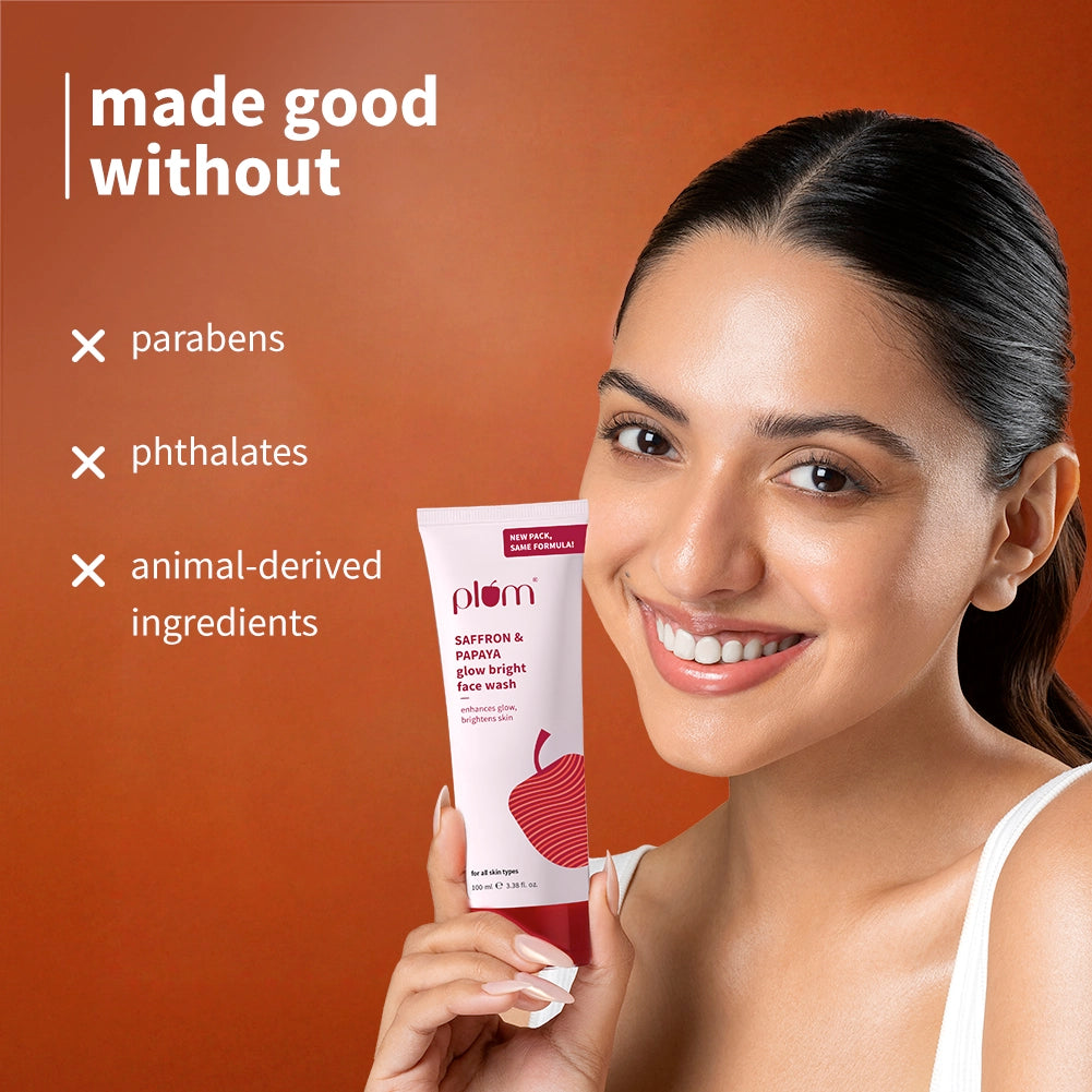Saffron & Papaya Glow Bright Face Wash