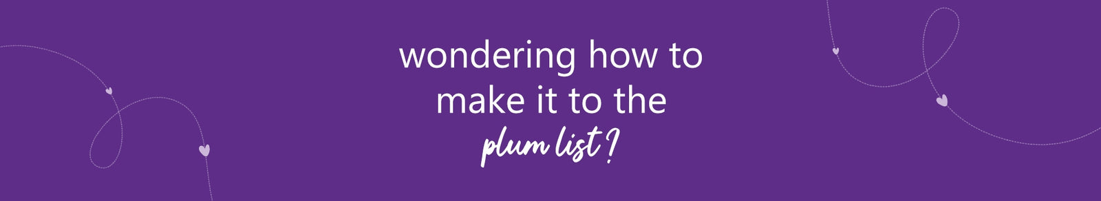 the plum list – Plum