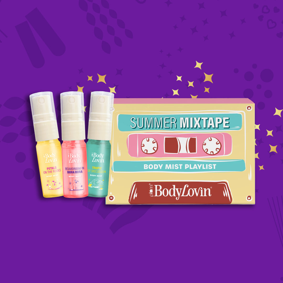 🎁 Summer Mixtape Body Mist Playlist Trio by BodyLovin' | Set of 3 | 5 ml