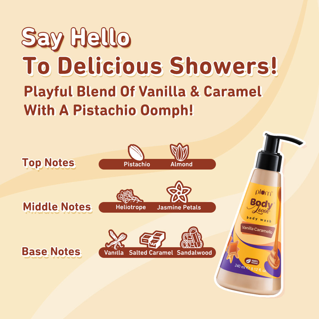 Vanilla Caramello Body Wash by Plum Body Lovin'