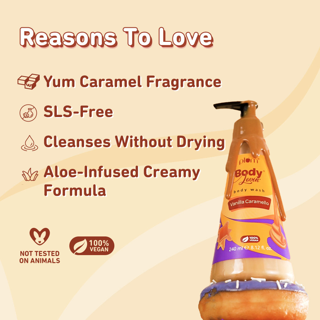 Vanilla Caramello Body Wash by Plum Body Lovin'