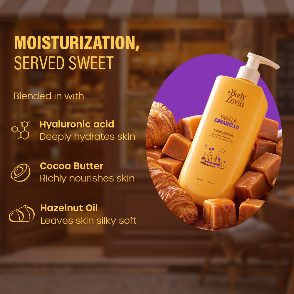 Caramello Lovin' Bath & Body Collection by BodyLovin'