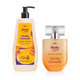 Smell Delish Vanilla Caramello Lotion & Perfume Duo by Plum BodyLovin'