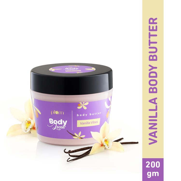 Plum BodyLovin' Vanilla Vibes Body Butter | Dry to Very Dry Skin | 100% Vegan