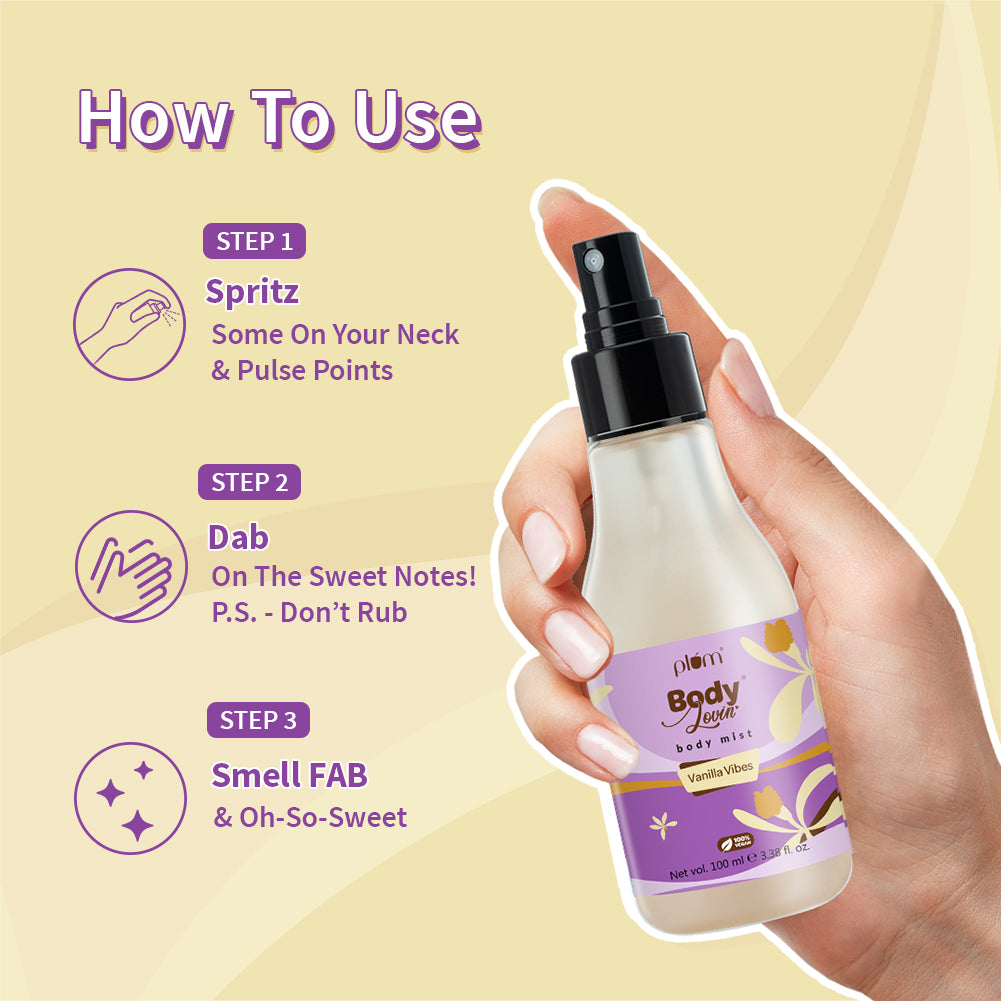 Vanilla Vibes Body Mist by Plum BodyLovin'