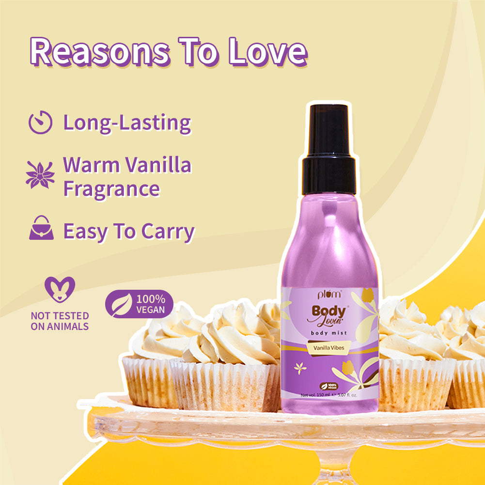 Vanilla Vibes Body Mist by Plum BodyLovin'
