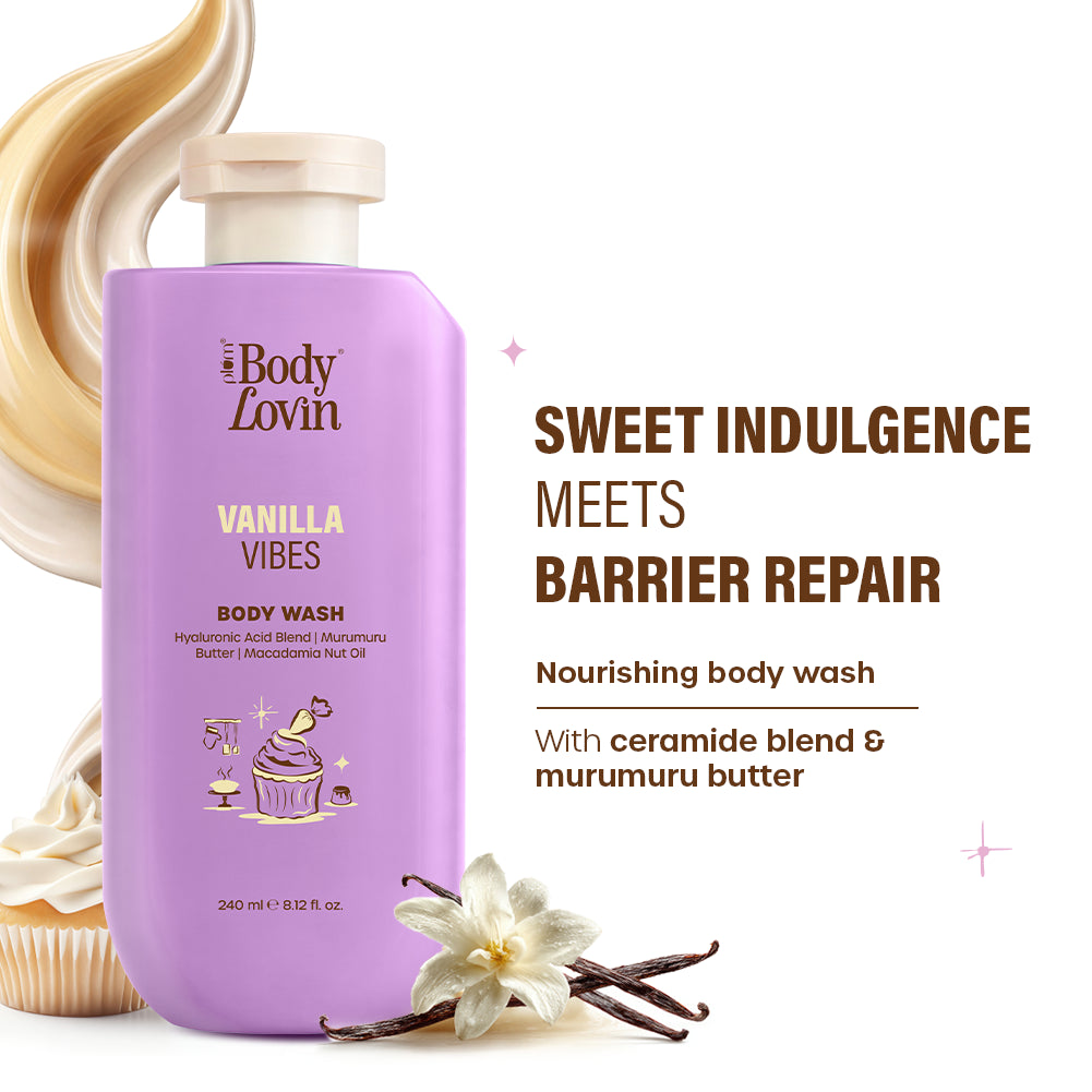 Vanilla Vibes Body Wash by BodyLovin'