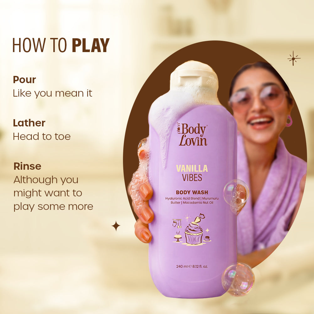 Vanilla Vibes Body Wash by BodyLovin'
