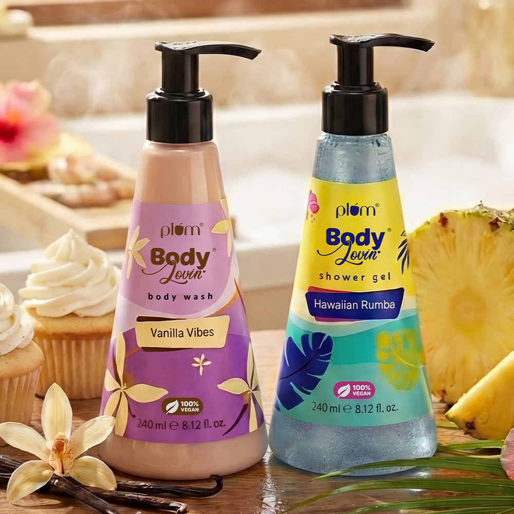 Shower Gel Duo (Hawaiian Rumba & Vanilla Vibes) by BodyLovin'