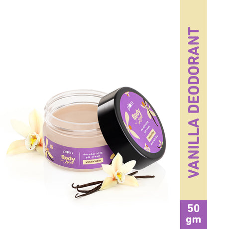 Vanilla Vibes De-odorizing Pit Cream by Plum BodyLovin'