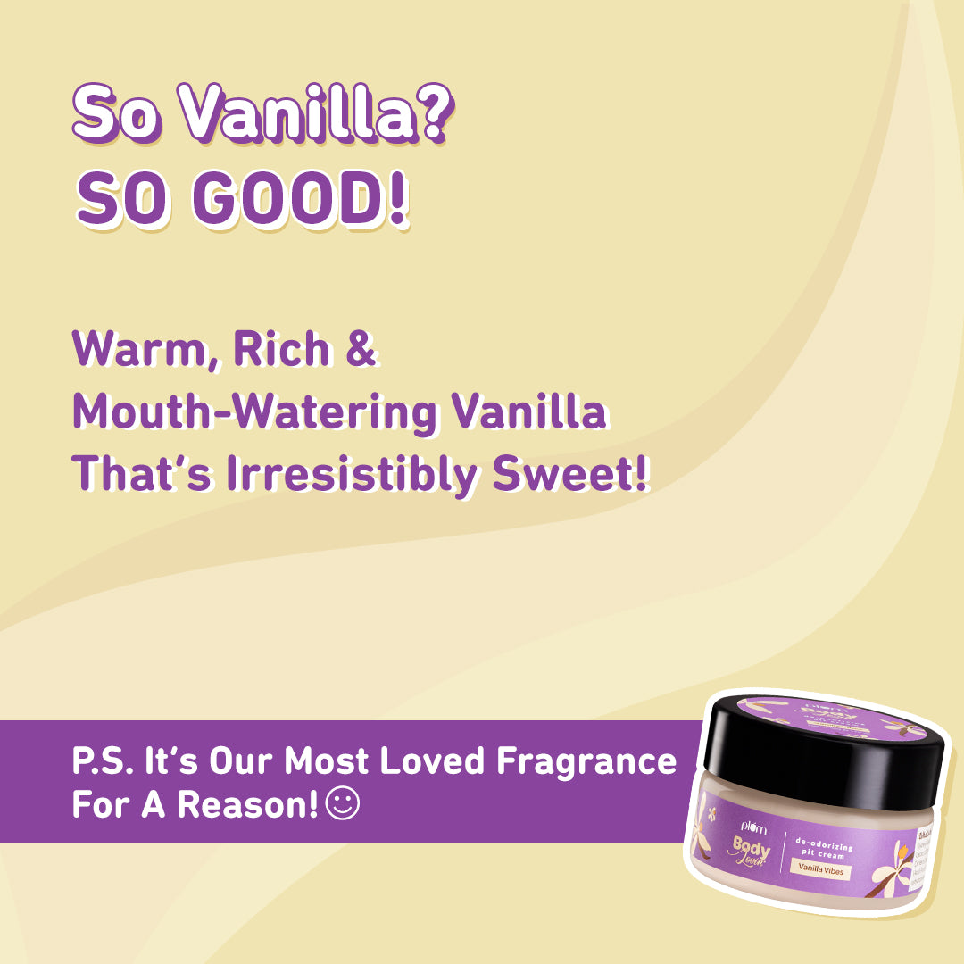 Vanilla Vibes De-odorizing Pit Cream by Plum BodyLovin'