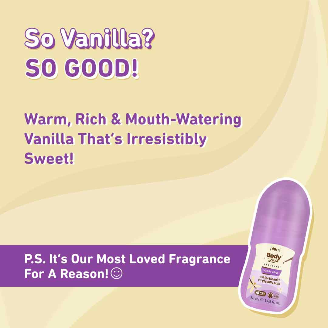 Vanilla Vibes Deodorant Roll On by Plum BodyLovin'