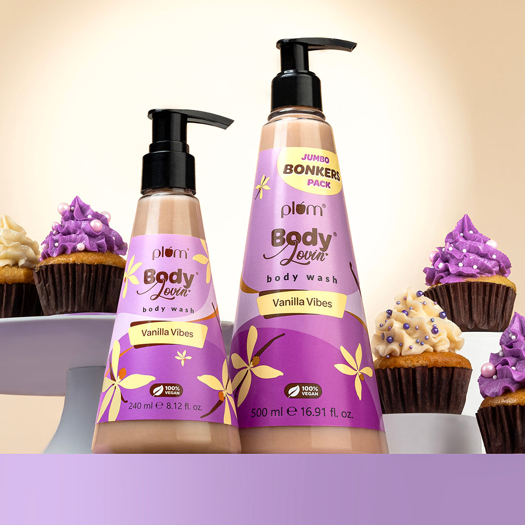 Vanilla Vibes Body Wash by Plum BodyLovin' (500ml)