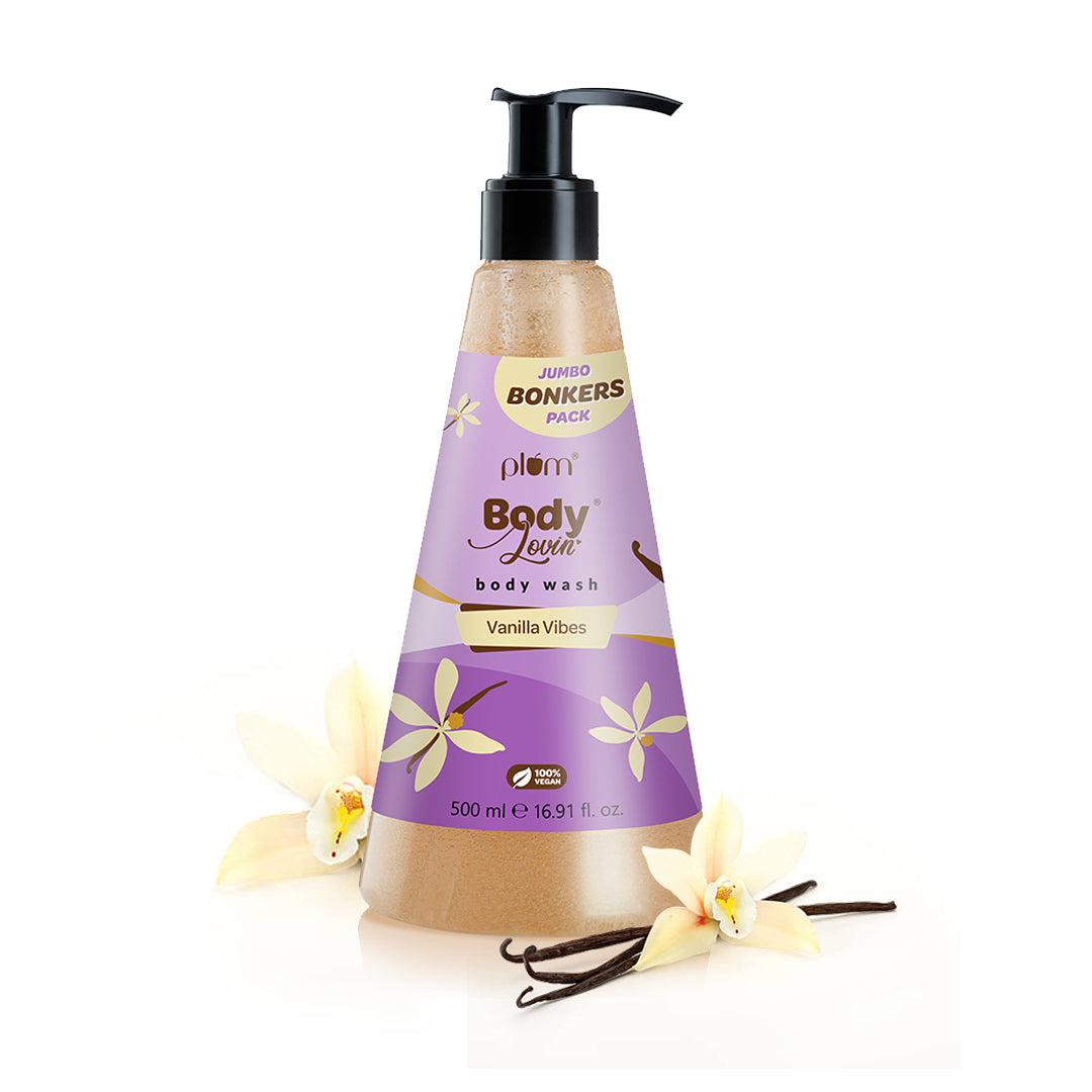 Vanilla Vibes Body Wash by Plum BodyLovin' (500ml)