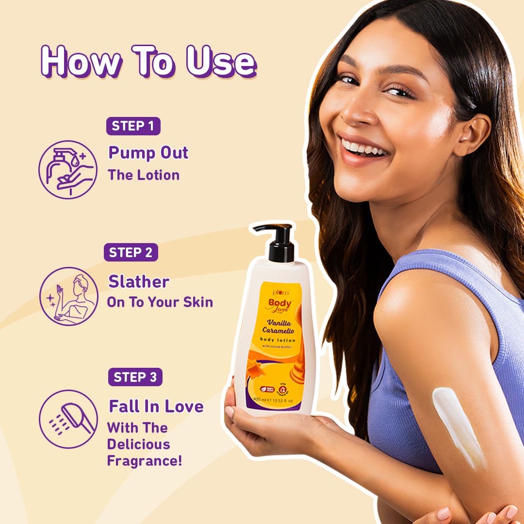 Vanilla Caramello Body Lotion by Plum BodyLovin' – Plum Goodness