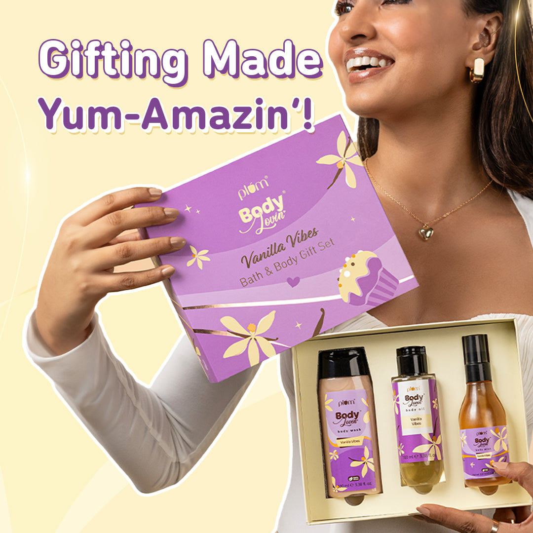 Vanilla Vibes Bath & Body Gift Set by Plum BodyLovin'