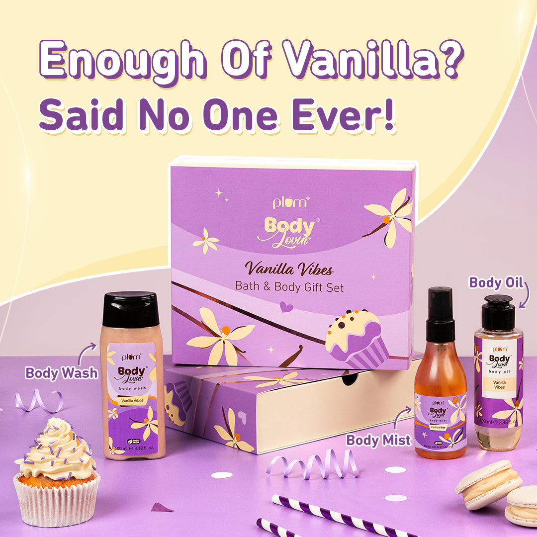 Vanilla Vibes Bath & Body Gift Set by Plum BodyLovin'