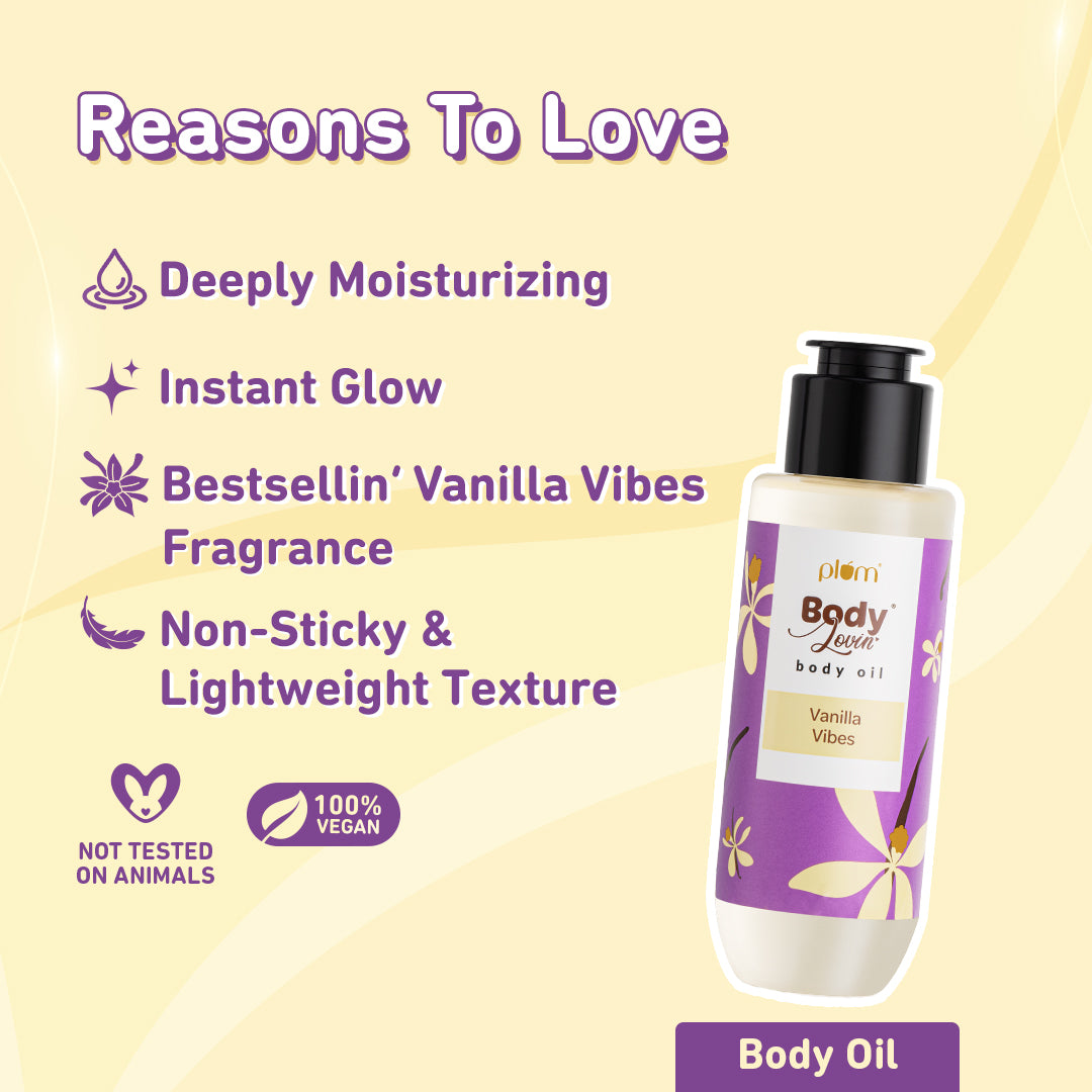 Vanilla Vibes Bath & Body Gift Set by Plum BodyLovin'