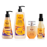 Vanilla Caramello Bath & Body Bundle by Plum BodyLovin' | Body Wash, Body Lotion, Perfume & Body Mist