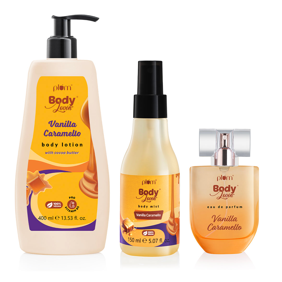 Vanilla Caramello Body Trio by Plum BodyLovin