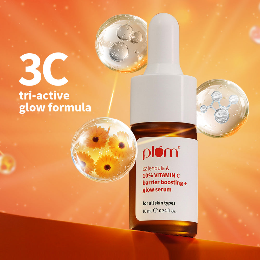 10% Vitamin C & Calendula Barrier Boosting + Glow Serum image 2
