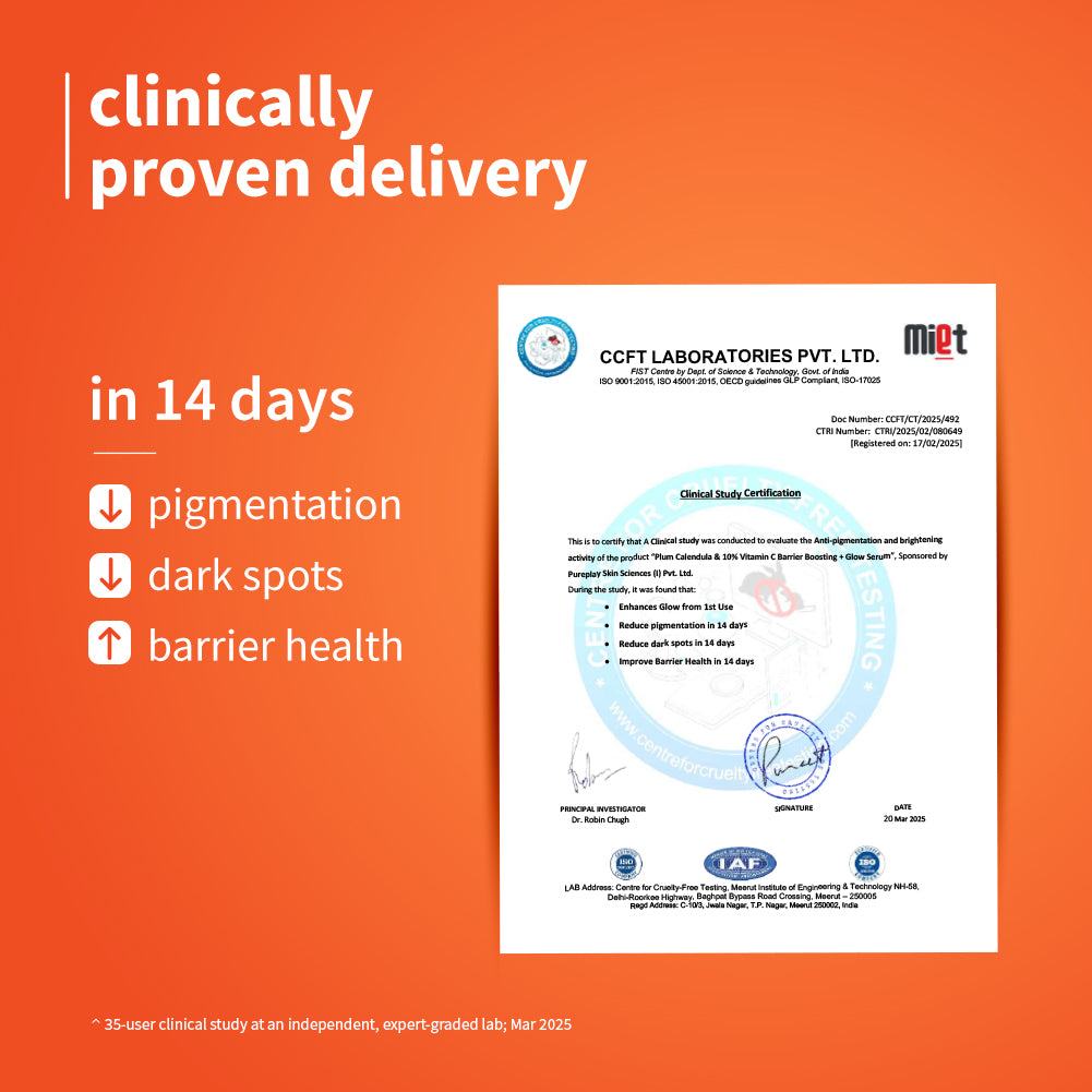 10% Vitamin C Barrier Boosting + Glow Serum with Calendula | 10ml