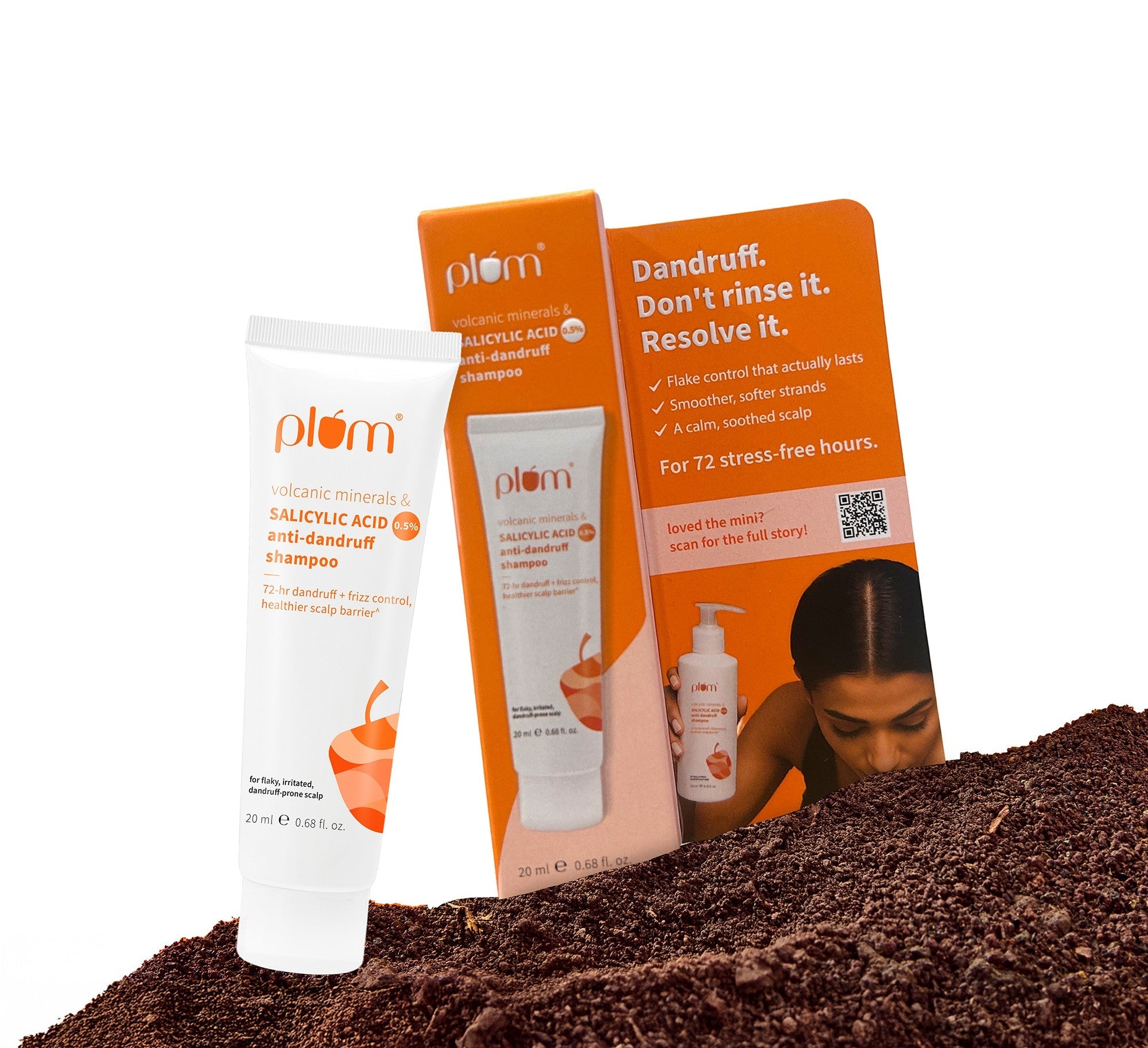 🎁 Volcanic Minerals and 0.5% Salicylic Acid Anti-Dandruff Shampoo | 20ml | Travel-Size