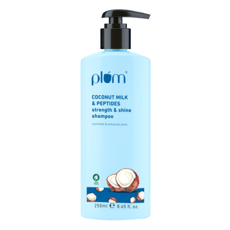 Coconut Shampoo for Rough, Dry Hair with Coconut Milk and Peptides