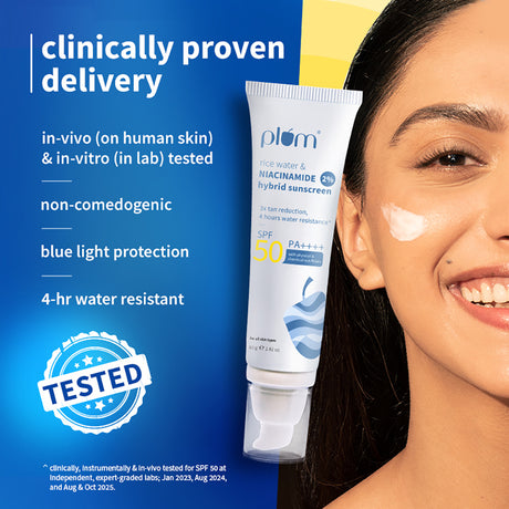 2% Niacinamide Sunscreen & Rice Water SPF 50 PA++++ Sunscreen