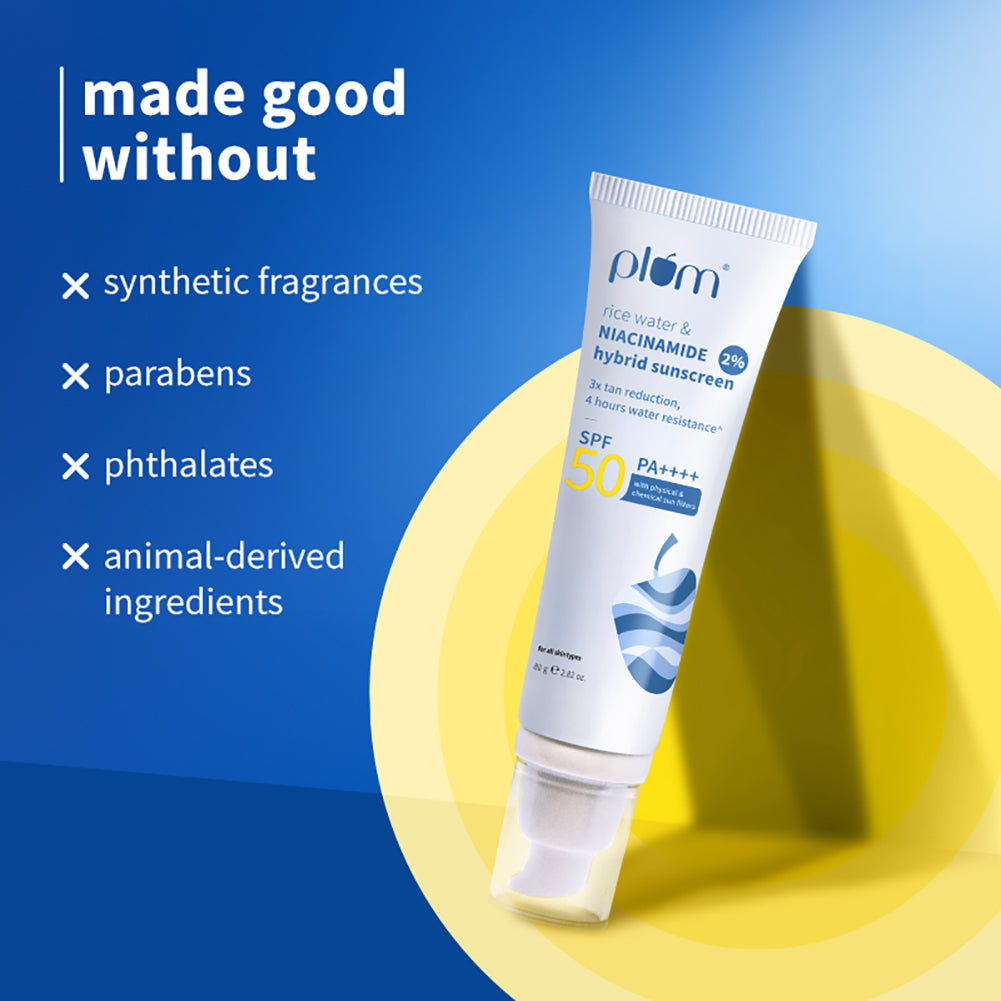 2% Niacinamide Sunscreen & Rice Water SPF 50 PA++++ Sunscreen