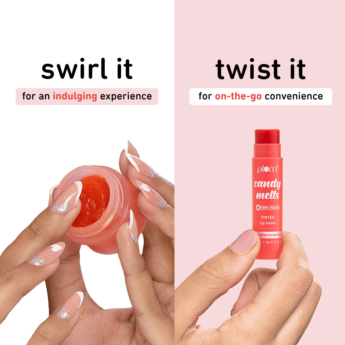 Candy Melts Strawberry Sorbet Tinted Lip Balm