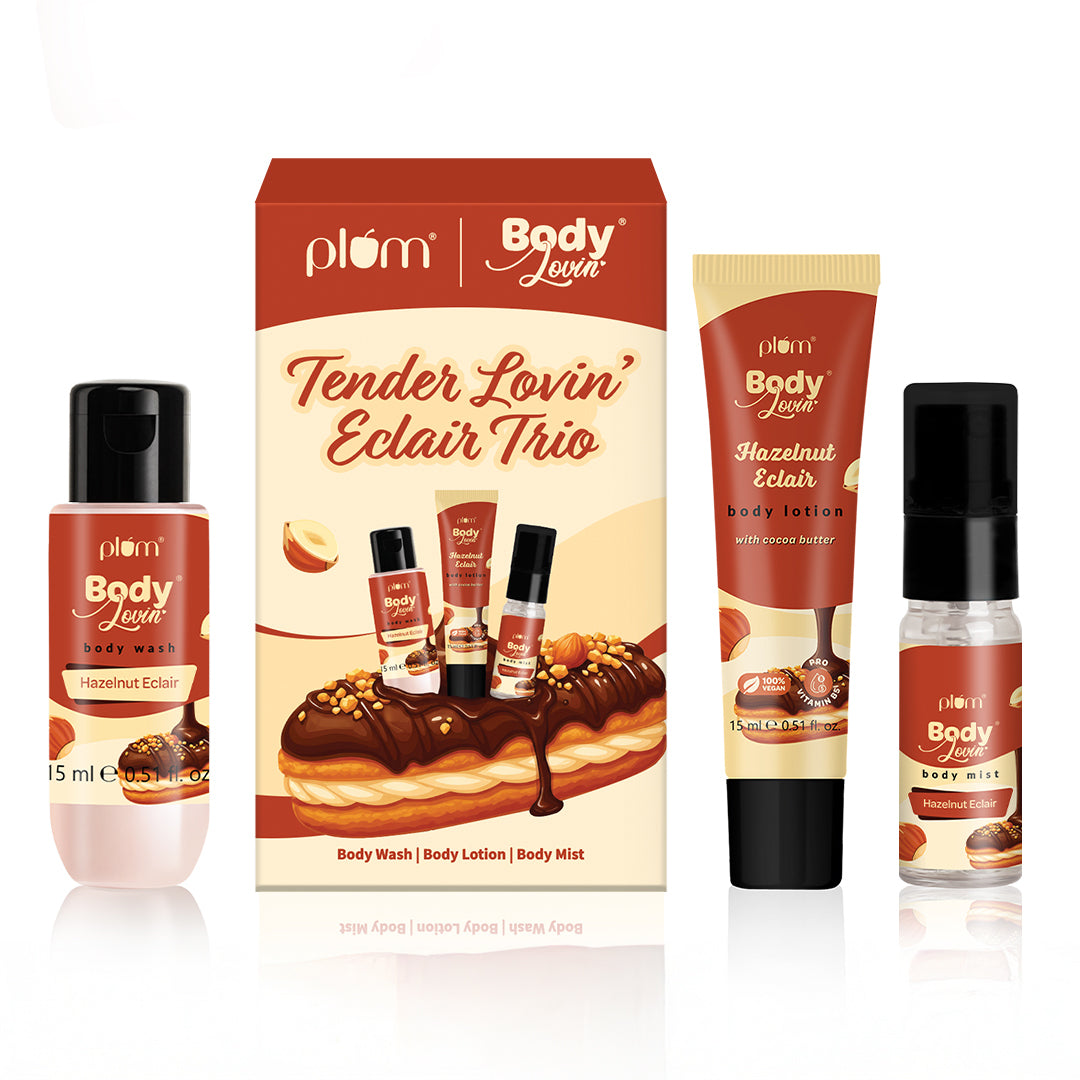 Tender Lovin' Eclair Trio by BodyLovin' | Body wash | Body Mist | Body Lotion | Travel-size