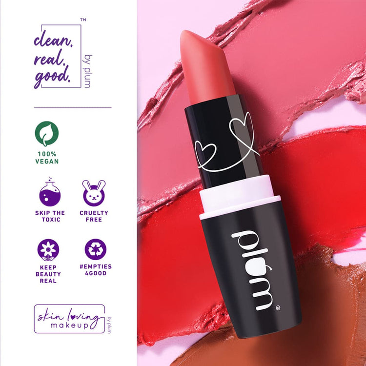 Plum Matterrific Lipstick | 100% Vegan & Cruelty Free