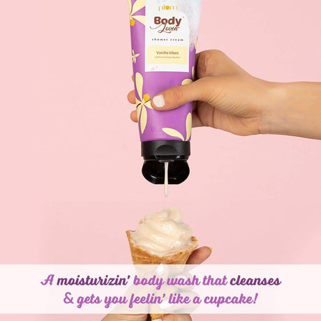 Vanilla Vibes Shower Cream by Plum BodyLovin'