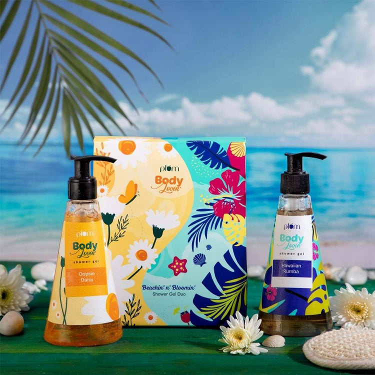 Plum BodyLovin' Beachin' n Bloomin Shower Gel Duo Plum Goodness