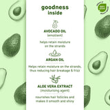 Avocado & Argan Frizz Control Regime | Shampoo, Conditioner, Hair Mask | For Curly, Wavy, Frizzy hair| 100% Vegan | Sulphate-Free and Paraben-Free