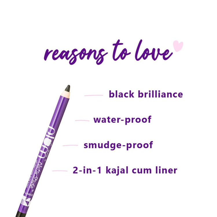 NaturStudio All-Day-Wear Kohl Kajal Black Brilliance Trio